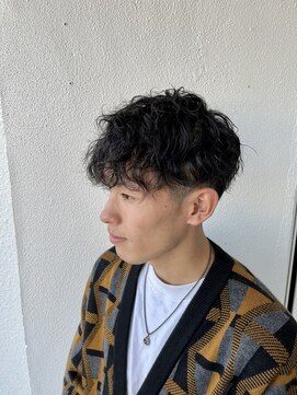 ギルマ(Girma) 前下がりマッシュ×スパイラルパーマ