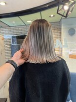 ラフ(LAFF)&nbsp;#黒髪#ボブルフ#ネビージュ#小顔#ワンレン