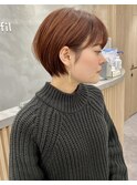浦和ショートヘアショートカット韓国白髪ぼかし白髪染めボブ