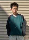 アップバング/束感ショート/ツーブロックマッシュ/コンマヘア