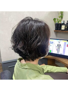 カミケン 清明店(kamiken.) 簡単スタイリング大人ふんわりパーマスタイル【カミケン清明店】