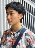 王道センターパート×モテパーマ<銀座/メンズパーマ>