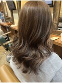 赤み消し艶ブラウンヘアー渋谷ブリーチなし SERA