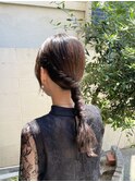 お呼ばれアレンジ/結婚式アレンジ/タイトアレンジ