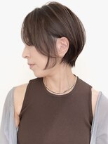 リル バイ ジルブラン(Lil by JIL BLAN) ショートボブグレージュハイライトレイヤーカット髪質改善