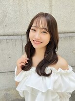 艶感カラーとセミロング【銀座/有楽町】30代40代50代
