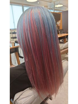 ビスポーク(BESPOKE) フルブリーチで叶う♪ファンシーピンク＋水色アンブレラメッシュ