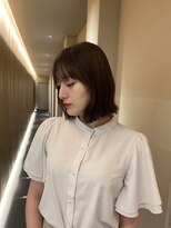 ニール シトロン 名古屋 伏見 丸の内(NEELU citron)&nbsp;【Neelu_riri】柔らかいブラウンボブ