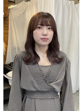 スイート ヘアデザイン(Suite HAIR DESIGN) 【顔周りカットSayaka】透明感ツヤカラー