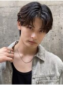 波巻きスパイラルパーマメンズマッシュパーマツイストパーマ