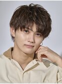 ビジネスヘアツーブロック刈り上げべリーショートアップバング