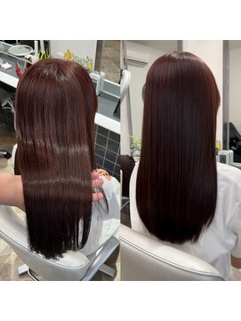 フリーダム(FREE-DOM) まとまりも動きも両立!レイヤーカットのツヤロング