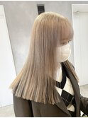 ◎ブロンドハイトーンカラーデザインカラーアンブレラカラー金髪