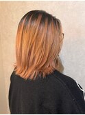 春らしいカラーで若返る 髪質改善ケアカラー くびれヘア#3