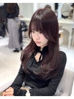 プティ(PUTY)&nbsp;三宮　レイヤーカット　顔まわりカット　カラー