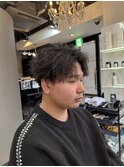 フェザーショート　フェザーパーマ　メンズパーマ　海老名　眉毛
