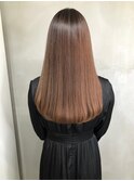 髪質改善＊ロングレイヤーグレーベージュ＊美髪【Zina船橋】