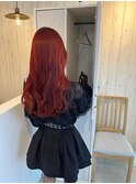 レッド　ブリーチ　ハイトーン