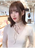 チェリーブラウン×髪質改善[髪質改善/縮毛矯正/韓国]