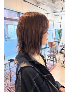 テフ(tefu) 外はねミディアムスタイル