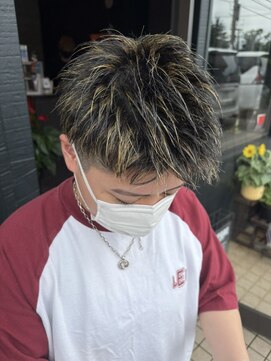 メルシー(merci) 【7月のベストショット】抜きっぱなし短髪ハイライト