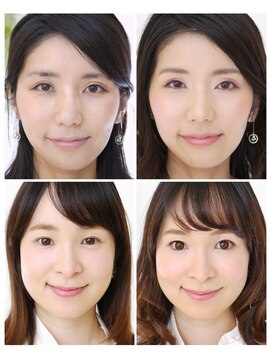 アガール 黄金比メイクレッスン ビフォーアフター