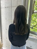 ディジョン(Dijon)&nbsp;韓国顔まわりレイヤーカットグレージュオリーブベージュブラウン