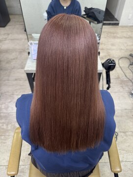 アジールヘア 所沢プロペ通り店(agir hair) ピンクベージュダブルカラー学割U24ブリーチイメチェン所沢