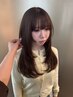 【朝のお手入れ時短に♪】前髪ストレート＋カット＋トリートメント　13,695～