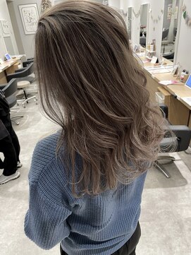 アヴァンス 京橋店(AVANCE) 着物ヘア/大人ガーリー/ダークアッシュ/似合わせカット/京橋