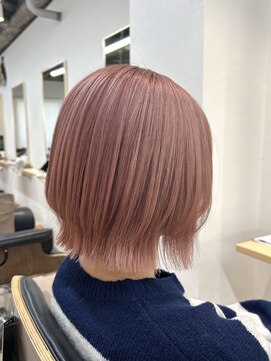 トト 船橋店(toto.) ◇ココアベージュ小顔オリーブグレークラゲヘアーショート[船橋]