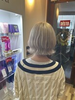 ピスタ(PiSTA)&nbsp;黒髪カタログ/クラゲヘアー/オリーブグレー/千葉駅