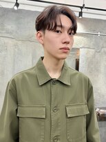 ネイト(Neit)&nbsp;ニュアンスパーマセンターパートメンズカット