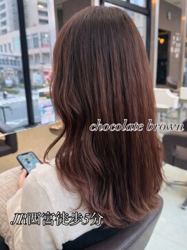 ウィル 西宮店(WiLL) 【西宮大人かわいい】艶チョコレートブラウン