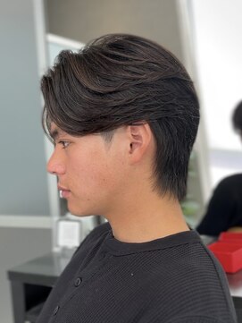 ジーナ 天神(Zina) 【Zina】センターパートショート/曲がる縮毛矯正