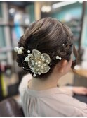 お呼ばれアップスタイル♪