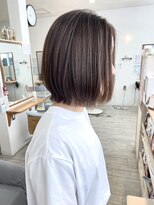 エルフ(elf)&nbsp;丸みショートボブ×グレージュカラー