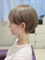 ハピネス 河原町店(Happiness)&nbsp;顔まわりカット　京都美容室　コンパクトショート　進詩織