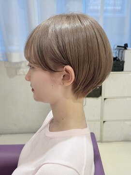 ハピネス 河原町店(Happiness) 顔まわりカット　京都美容室　コンパクトショート　進詩織