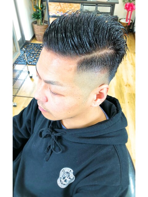 ON・ OFF可能☆震災刈り！流行りのBARBER刈りスタイル☆