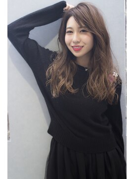 ジョワイユヘアーデザイン(Joyeux) joyeux大人可愛い　柔らかいロングスタイル