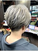 グレージュ※刈り上げショート