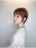 《era》大人可愛い　ボブ丸みショート　ことりベージュ　みわ
