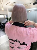 ヴェイン 渋谷(vain)&nbsp;ボブ/ピンクベージュ/ピンクグレー/大人かわいい