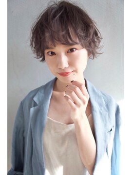 グランアージュ 柏西口店(grandage) 大人可愛い20代30代40代黒髪前下がりショートボブ丸みショート s