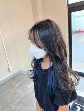 ヘアーニコット(hair Nicott) ブリーチ×2ブルーインナー