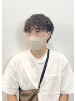 カンゴール サロン トウキョウ セントラル 原宿(KANGOL SALON TOKYO CENTRAL)&nbsp;流行りの襟足マッシュ×ツイストスパイラルパーマ