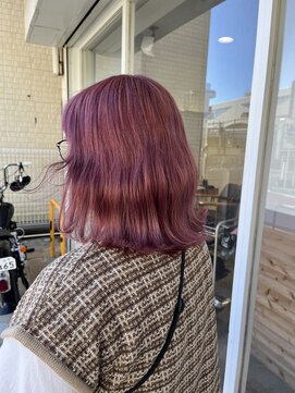 アーサス ヘアー デザイン 鎌ヶ谷駅前店(Ursus hair Design by HEADLIGHT) ピンクバイオレット×ミディ『川口真緒』Instagram→@mao.kawa