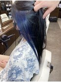 Navy blueインナーカラー【別府】