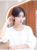 20代30代大人ガーリーかわいい前髪ベリーショート